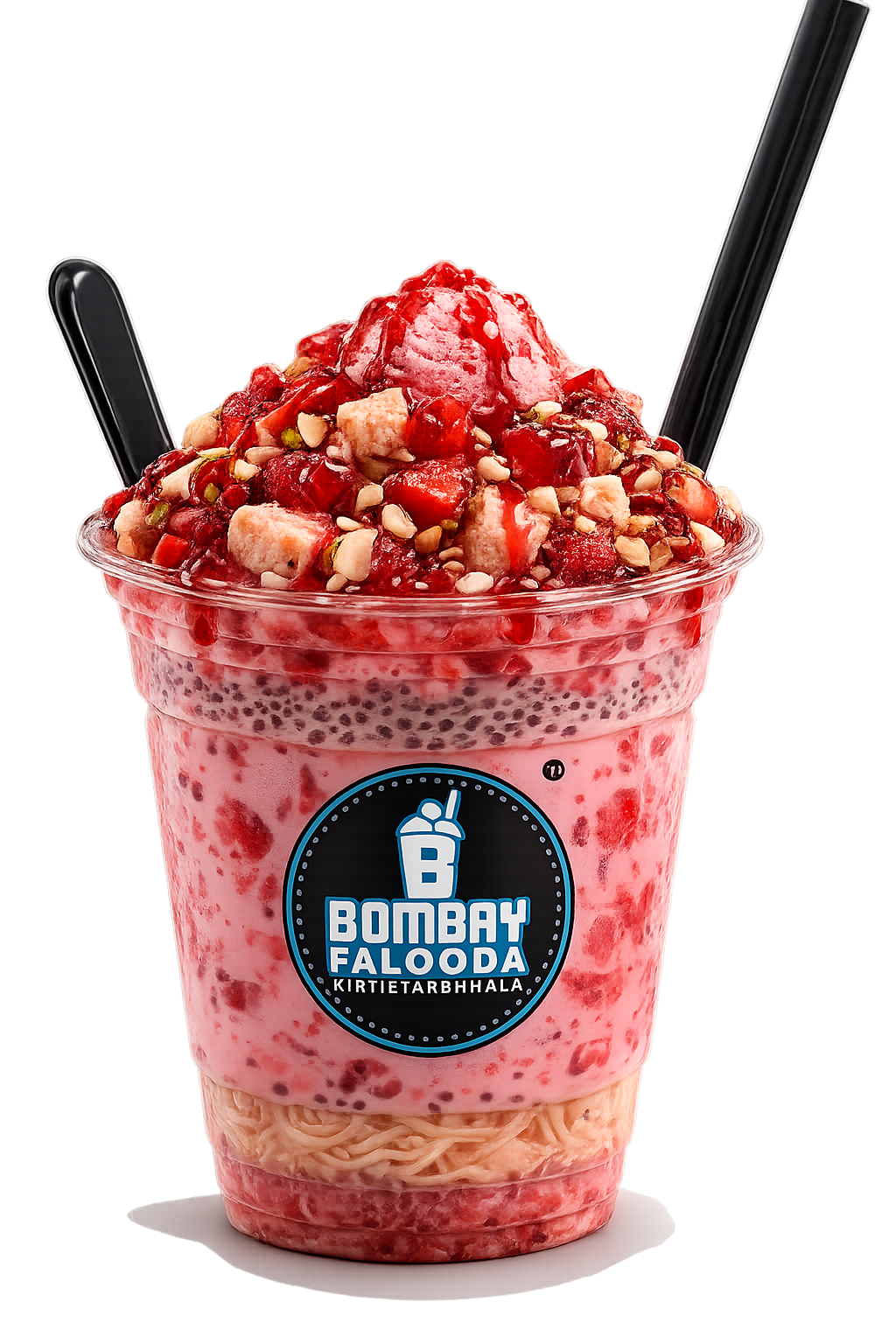 Rose Strawberry Falooda